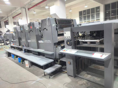 Used German Heidelberg SM102-4 color.طابعة هايدلبرغ SM102-4 ملونة ألمانية مستعملة، موديل 1994.